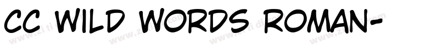 CC WILD WORDS ROMAN字体转换